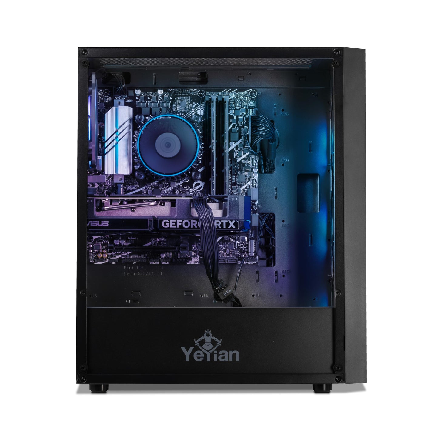 YEYIAN Gaming PC Yumi - Intel Core i5 13400F (> i7 12700F), GeForce RTX 4060 Gaming Computer Desktop, 1TB NVMe SSD, 16GB DDR5 RAM, 650W Gold PSU, Intel B760, Prebuilt Win 11 Home PC, VR Ready