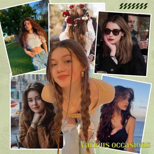 RUNATURE Micro Bead Hair Extensions Ash Blonde Highlight Blonde MicroLink Hair Extensions Real Human Hair Blonde Micro Beads Human Hair Extension Ombre 50s/50g 24 Inch