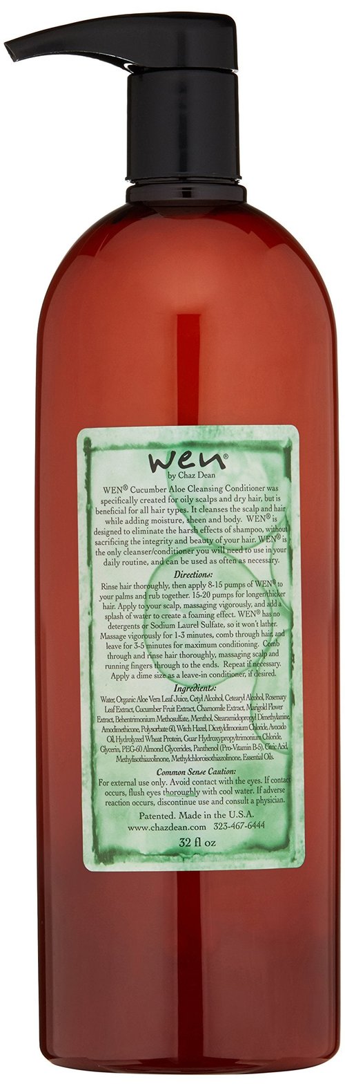 WEN Cucumber Aloe Cleansing Conditioner, 32 fl. oz.