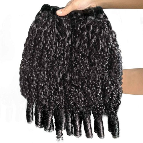 12A Burmese Curly Bundles Human Hair 16 18 20 Inch 100% Unprocessed Virgin Hair Kinky Curly Bundles Water Wave Human Hair Bundles for Women