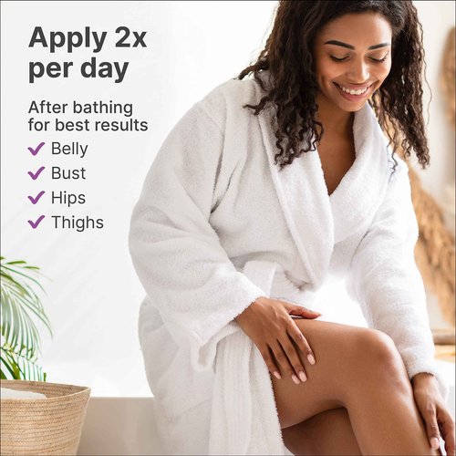 TriLASTIN Maternity Stretch Mark Cream - Hydrating Pregnancy-Safe Skin Care - Gentle Hypoallergenic Care for Pregnancy Must Haves - Pairs Belly Butter & Stretch Mark Oil - 4 Fl Oz Each, Pack of 2