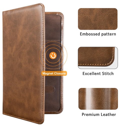 CoBak Car Registration and Insurance Holder - Vehicle Glove Box Car Organizer,Auto Truck Comparment Accessories Case with Magnetic Closure for Driver License,Cards