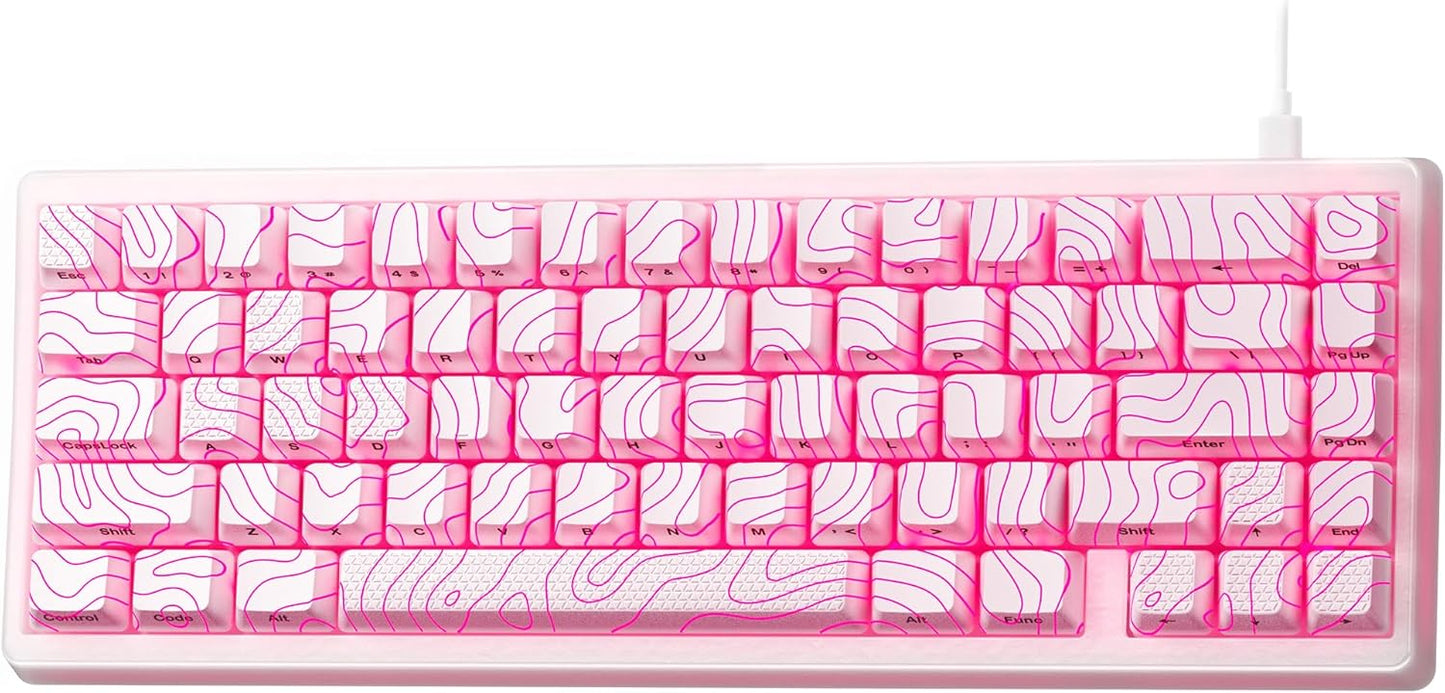 XVX M67 60% Keyboard and Crystal Jelly Keycaps