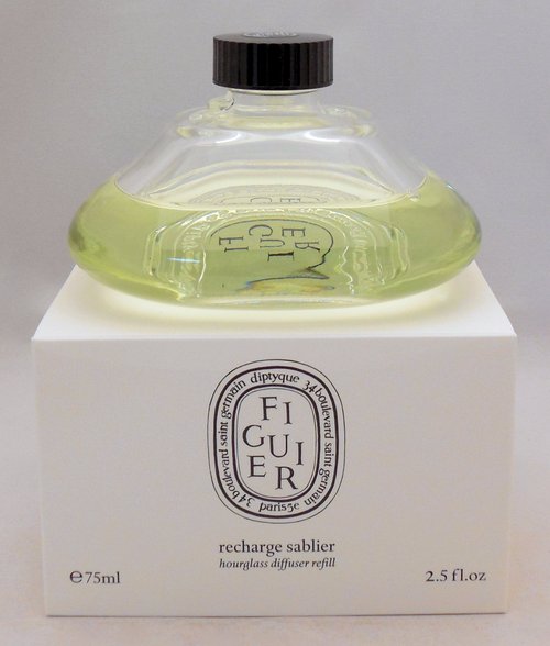 Diptyque Figuier Interior Scent Hourglass Diffuser Refill 75 Ml / 2.5 Oz.