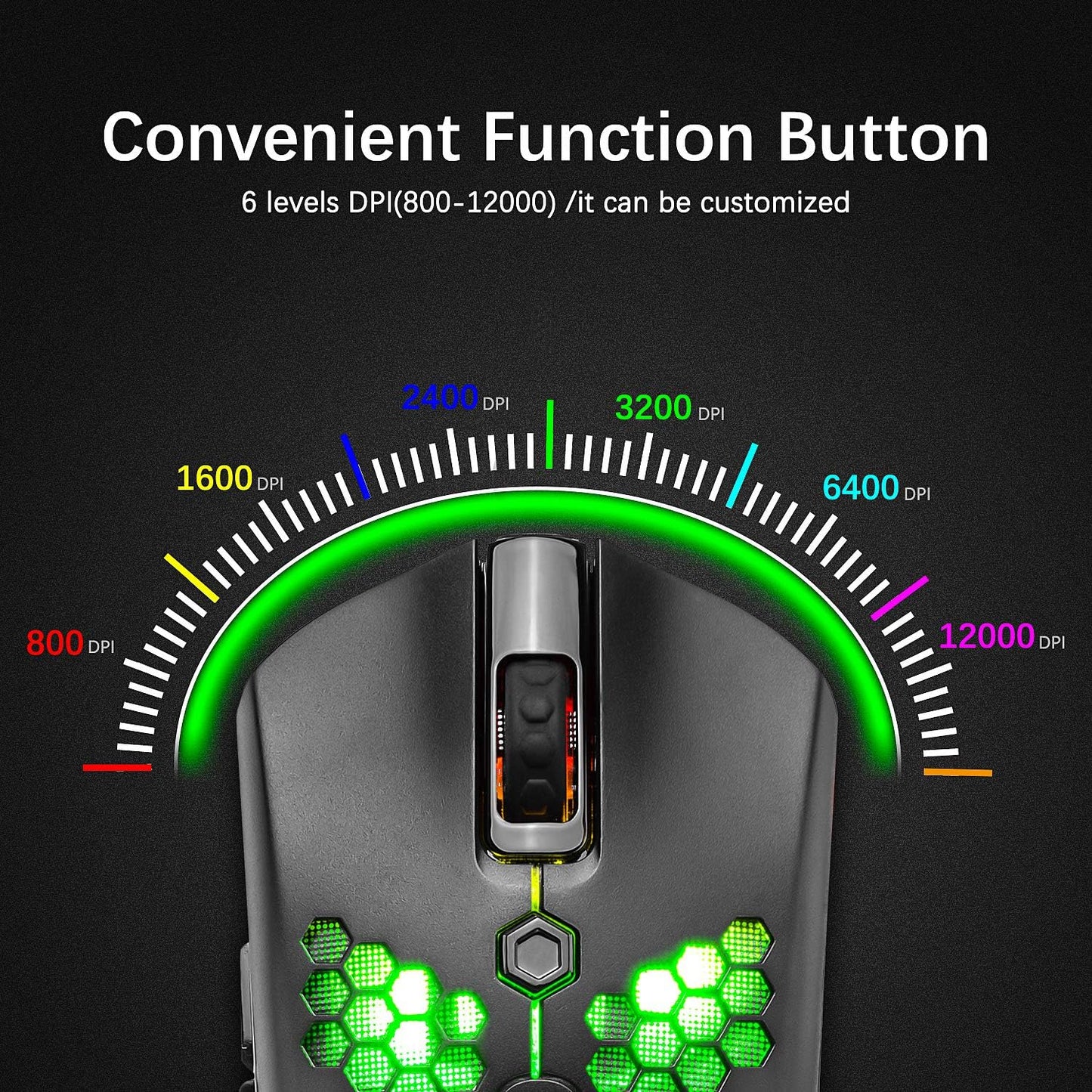 ZIYOU LANG Wired Gaming Keyboard and Mouse,3 in 1 Gaming Set,Green LED Backlit Mechanical Keyboard,12K DPI Superlight Gaming Mouse,Large Mouse Pad for PC Gamer