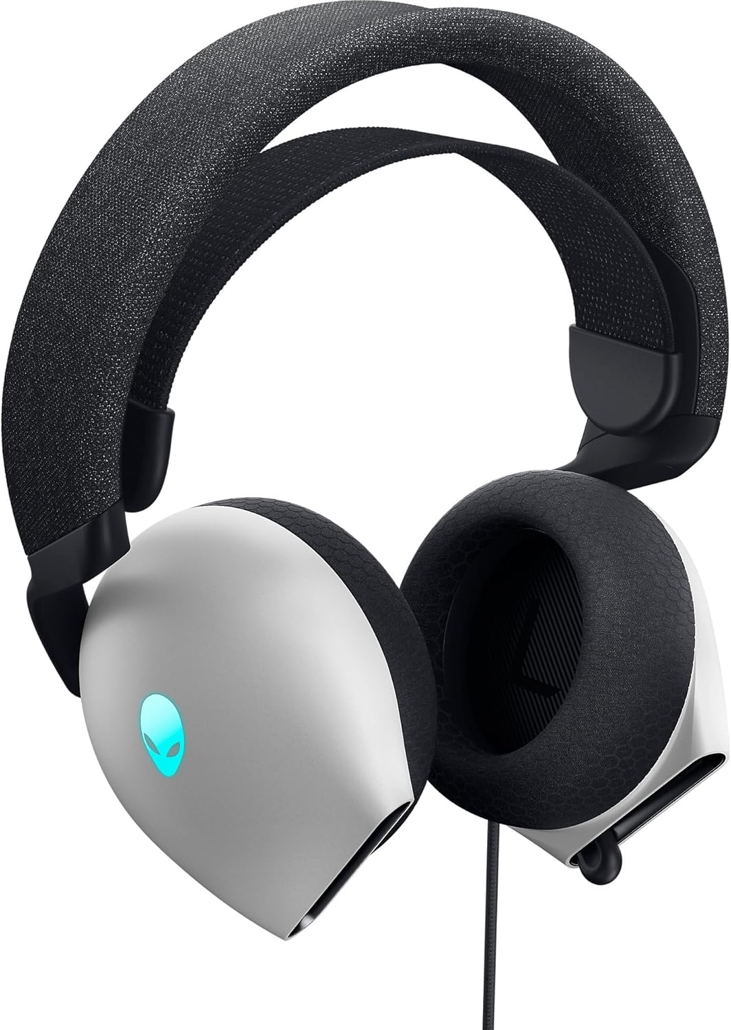 Alienware AW520H Wired Gaming Headset - Dolby Atmos, Unidirectional, AlienFX 16.8 Million RGB Colors, Microphone Mute, Volume On-headset Controls, 40mm Hi-Res Certified - Dark Side of the Moon