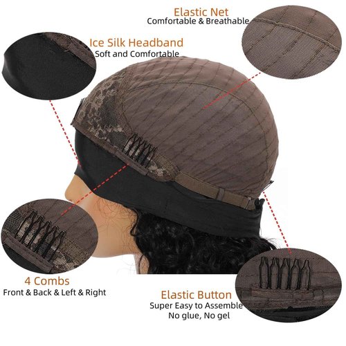 Ghaadd Headband Wig Human Hair Body Wave Headband Wigs for Black Women human hair 1b/30 color Wear and Go Glueless Wig 100% Brazilian Virgin Human Hair Headband wig 150% Density(20inch)