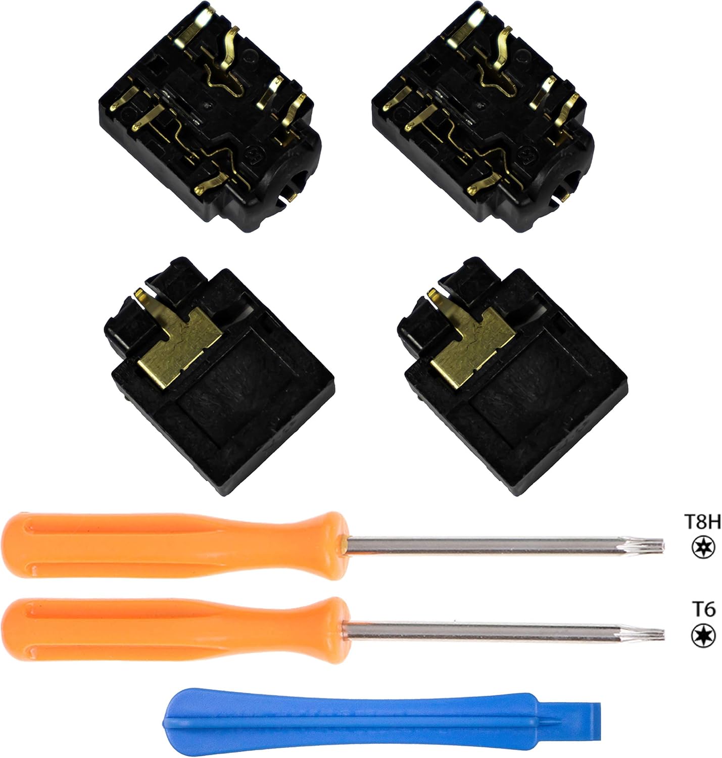 2024 Headphone Jack Plug Port 3.5mm Headset Connector Port Socket for Xbox One Controllers - for Both Standard and S Models 1708 (4 Pack)