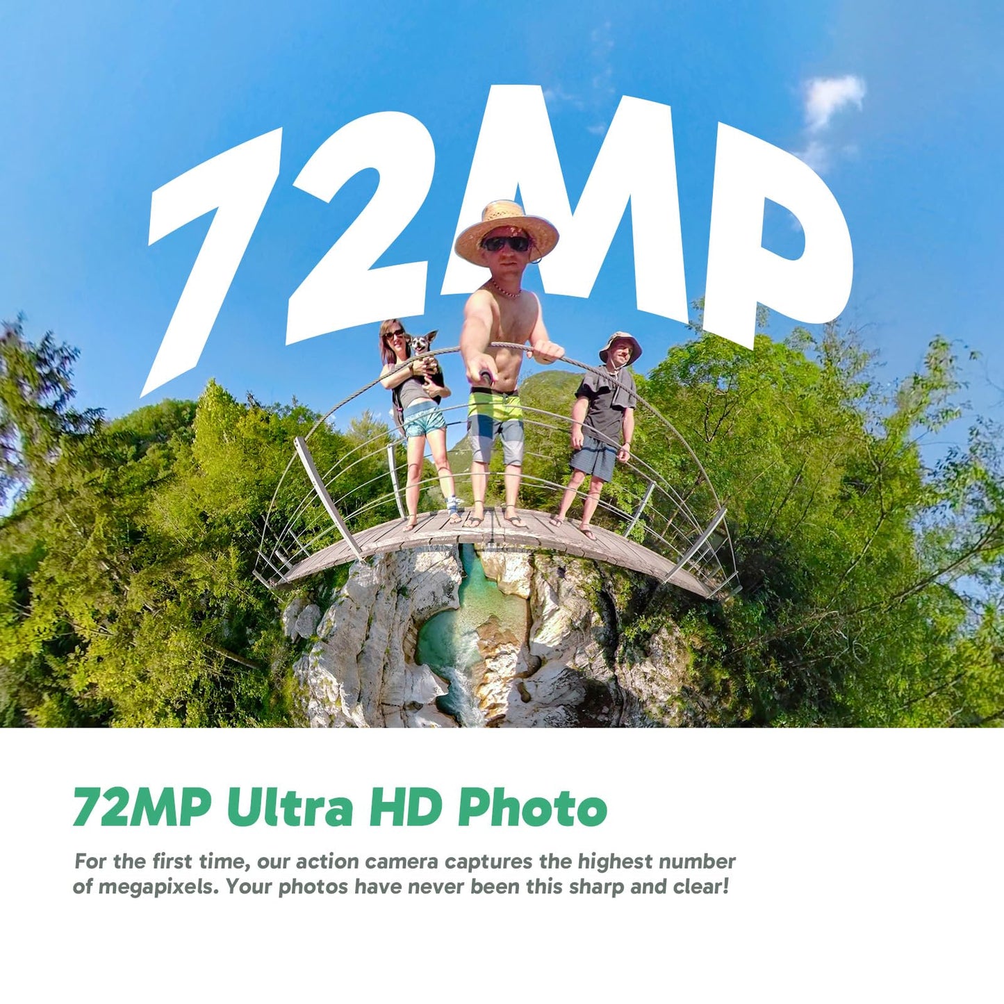 AKASO 360 Weatherproof 360° Action Camera Creator Combo- 5.7K 360 Video with 1/2" 48MP Sensors, 72MP 360 Photo, 360-SuperSmooth, Touchscreen, Invisible Selfie Stick, 360° Horizon Lock, AI Tracking