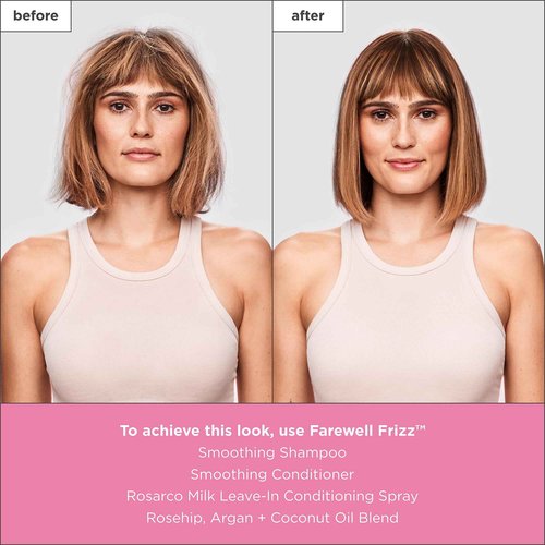 Briogeo Farewell Frizz Smoothing Conditioner, Tame Frizz and Restore Shine to Dull, Dry Hair, Nourishes and Smooths, Argan Oil for Shine, Vegan, Cruelty-Free, 33.8 fl oz