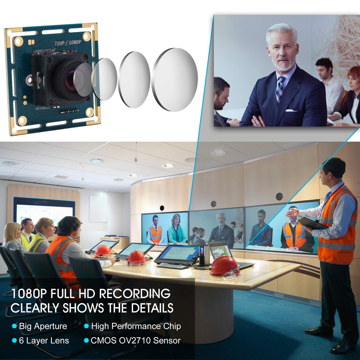 1080P USB Camera Module Autofocus High Speed Webcam Board for Computer Mini UVC USB2.0 PC Camera Industrial CCTV Lightburn Camera OV2710 High Frame Wide Angle 100fps USB with Camera for Laptop