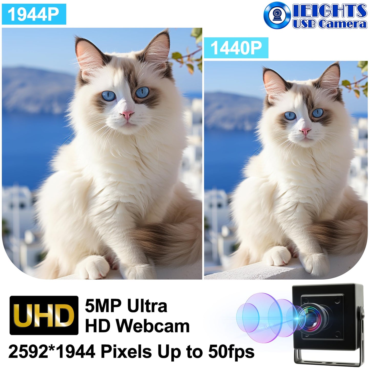 5MP Global Shutter USB Camera for Laptop 60fps High Speed PC Webcam Wide Angle 120degree Low Distortion Lens Web cam Mini UVC USB2.0 Lightburn CAMERA for Laser Engraver 5mp 50fps USB WebCamera
