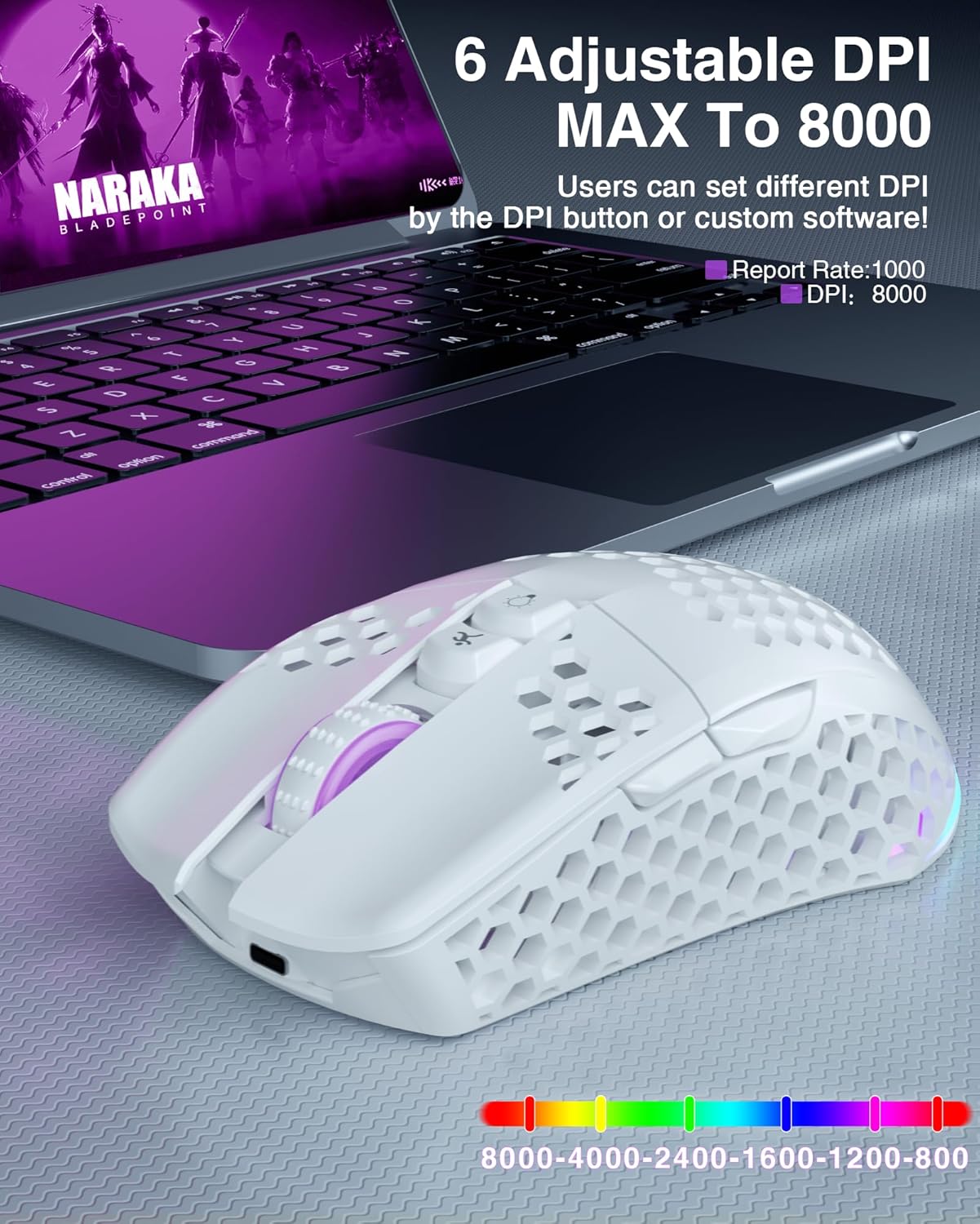60 Percent Keyboard and tri Mode Wireless Gaming Mouse