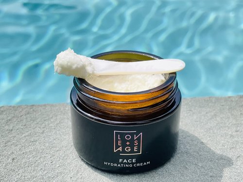 Love + Sage Vitamin-Rich Hydrating Face Cream, Whipped Oil-Based Moisture, Coconut Oil, Triglycerides, Vitamin E, Olive Squalene, Anti-Oxidant, Vegan, Cruelty-Free (Rose, Lavender, Ylang Ylang)