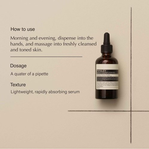 Aesop Parsley Seed Anti-Oxidant Intense Facial Serum with Vitamin E | Lightweight Daily Serum to Fortify and Protect the Skin | 2.0 oz