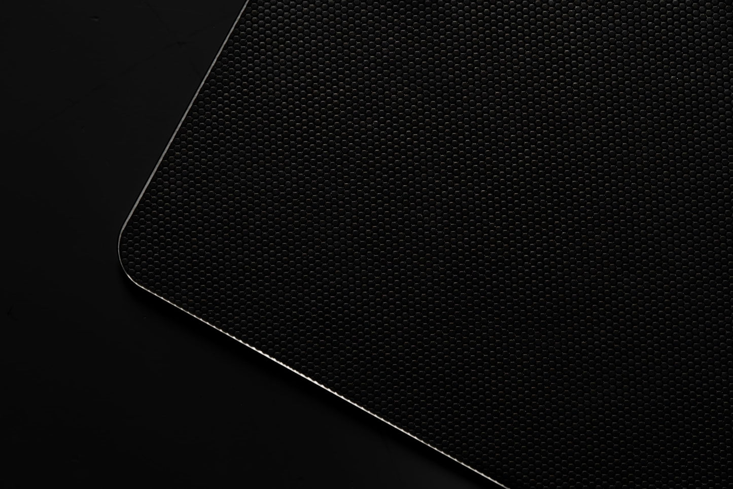 AM SilkGlass Gaming Mouse Pad. Large 19.29" x 16.54" Pro Esports Mouse Pad with 2μm Etched Ultra-Smooth Nano Surface. 700°C Tempered Glass Quiet for All Mice, Anti-Slip Base, Scratch & Sweat Resistant