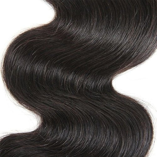 Nervoss Hswpawk 12A Human Hair Bundles Body Wave 32 Inch One Bundle 100% Unprocessed Brazilian Virgin Body Wave Bundles Human Hair Natural Black Color