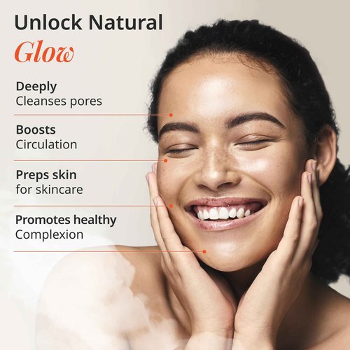 Vanity Planet Aira Ionic Facial Steamer (Rose Gold) - Pore Cleaner That Detoxifies, Cleanses and Moisturizes - Adjustable Nozzle, Water Tank with 3 Essential Oil Baskets