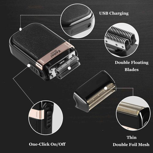 KEMEI Professional Hair Clippers, Hair/Beard Trimmer, Eletric Shaver Set for Men, Cordless Beard Trimmer, Rechargeable Barber Clippers, USB Fade Clipper Haircutting Kit, KM-2299, KM-2296, KM-2024