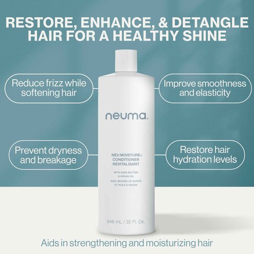NEUMA Neu Moisture Conditioner 32 Fl. Oz. Moisturizing Conditioner, Lavender, Mandarin & Vanilla Scent