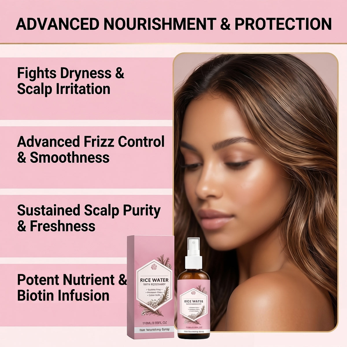 Gentle Nourishing Hair Spray - 118ml Hair Care & Styling