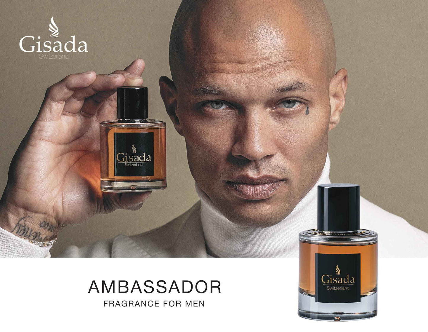 Gisada - Ambassador Men | 1.7oz (50ml) | Eau de Parfum | Men's Perfume | Spicy, Vibrant, Fresh, and Powerful Fragrance | Long-Lasting Scent with Citrus, Floral, Spicy, Warm, and Woody Notes