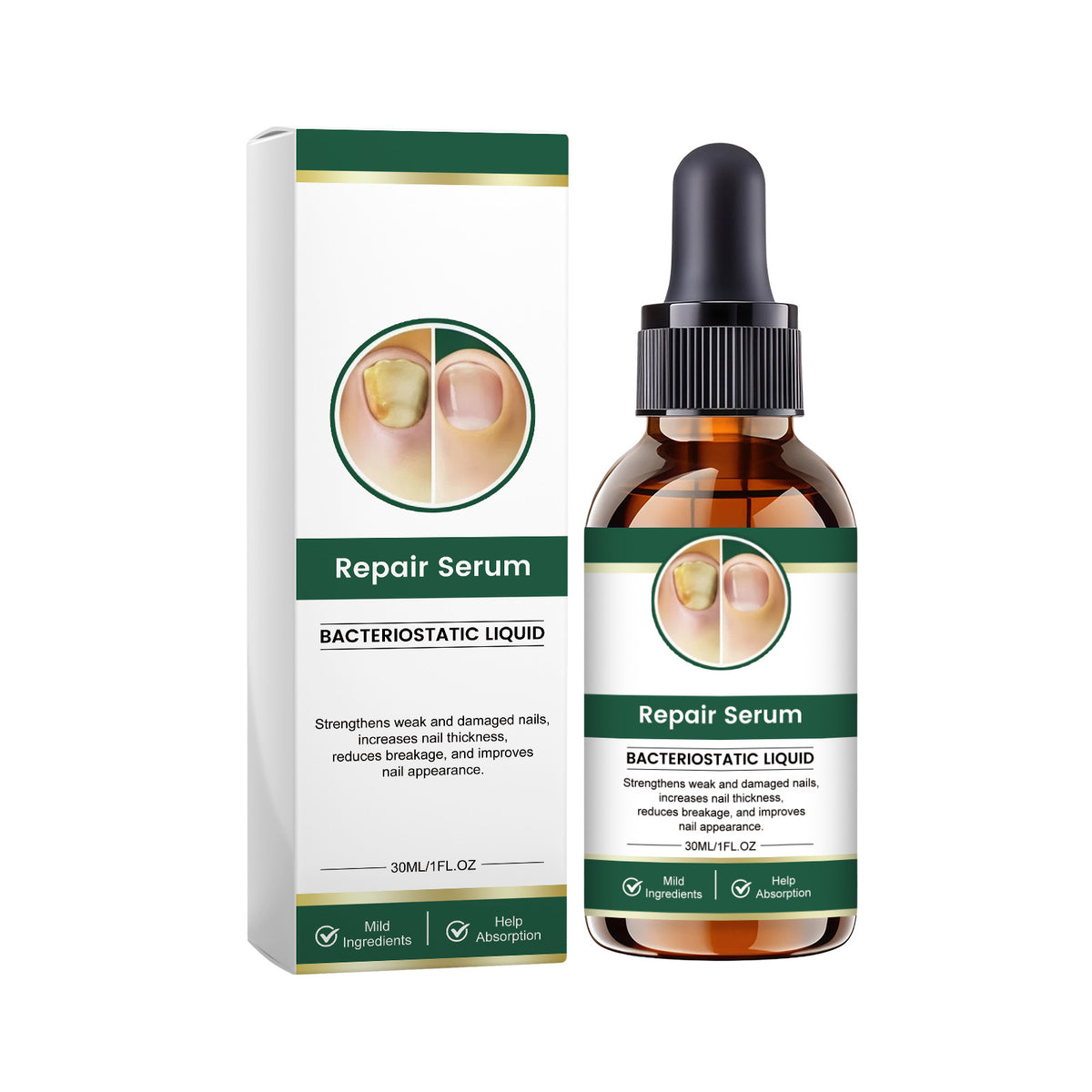 Nail Nourishing Liquid - 30ml Nail Care Treatment with Panthenol & Tea Tree Oil