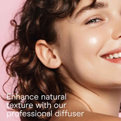 Conair Worldwide Folding Handle Hair Dryer with Concentrator & Diffuser, 1875W Travel Blow Dryer with Smart Voltage Technology, Ionic Conditioning Fights Frizz, 3 Heat & 2 Speed Settings, Purple