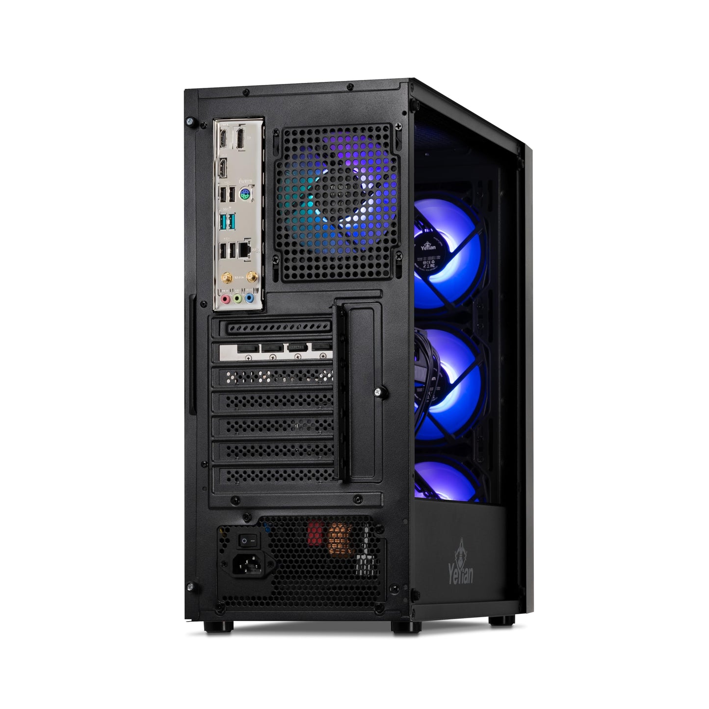 YEYIAN Gaming PC Yumi - Intel Core i5 13400F (> i7 12700F), GeForce RTX 4060 Gaming Computer Desktop, 1TB NVMe SSD, 16GB DDR5 RAM, 650W Gold PSU, Intel B760, Prebuilt Win 11 Home PC, VR Ready