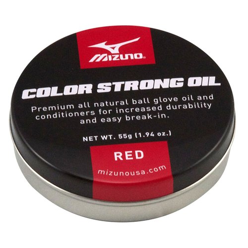 Mizuno Color Strong Oil Glove Cndtr Baseball Equipment Care, Red