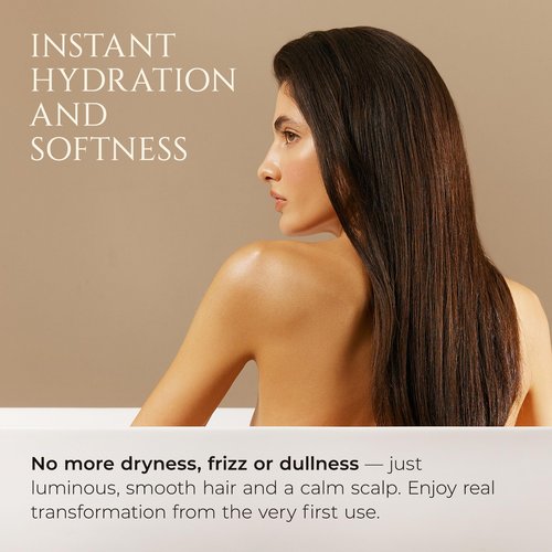 HADAT Hydro Nourishing Moisture Shampoo – Salon-Grade Sulfate-Free, For Dry, Frizzy, or Color-Treated Hair – Deep Hydration, Shine & Smooth Finish – Professional Haircare, 27.05 Fl oz (Pack of 1)