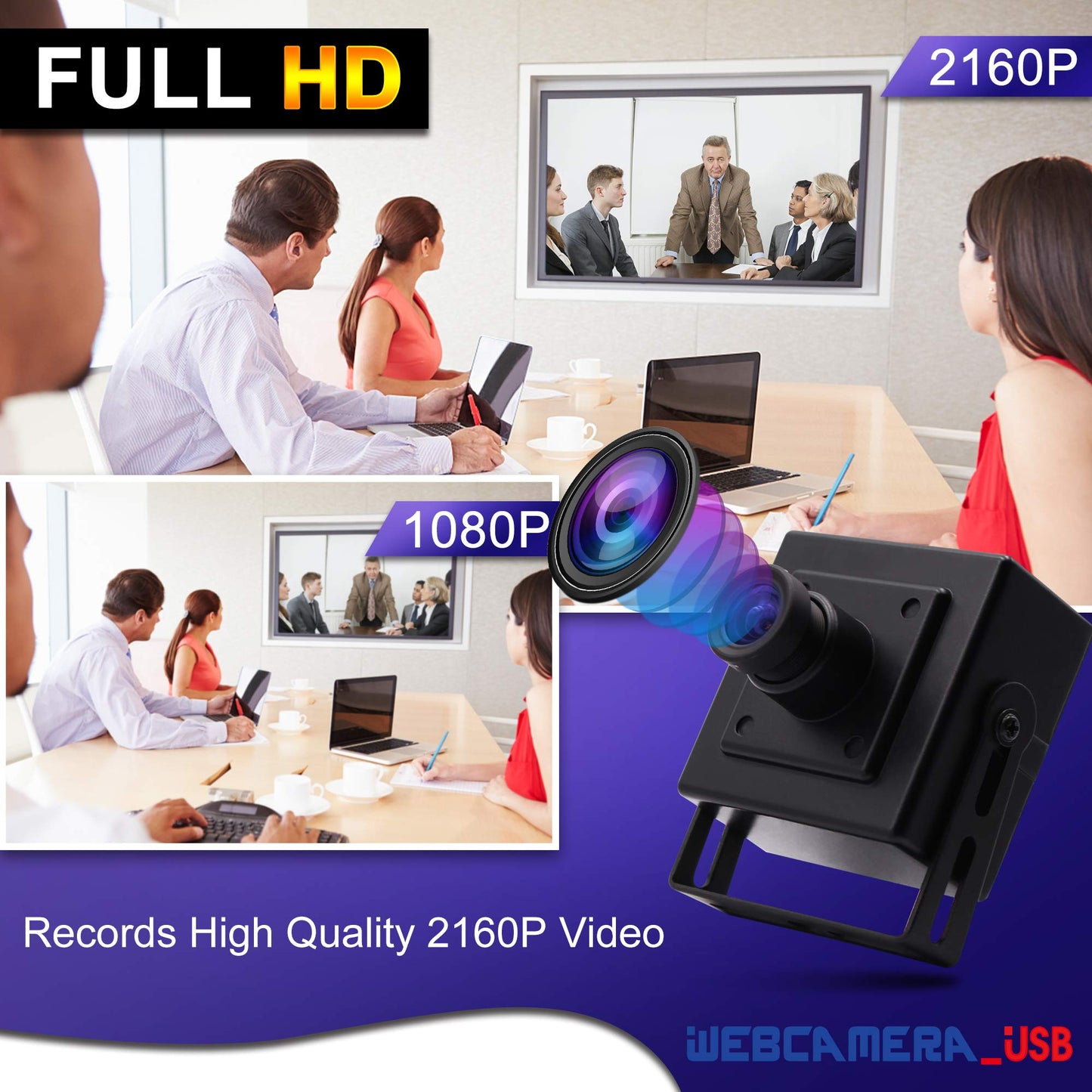 4K USB Camera with 170degree Fisheye Lens HD Video Audio Webcam High Speed Wide Angle PC Camera IMX317 USB with Camera for Computer Mini UVC USB2.0 Web Camera for Laptop Jetson Nano Raspberry Pi