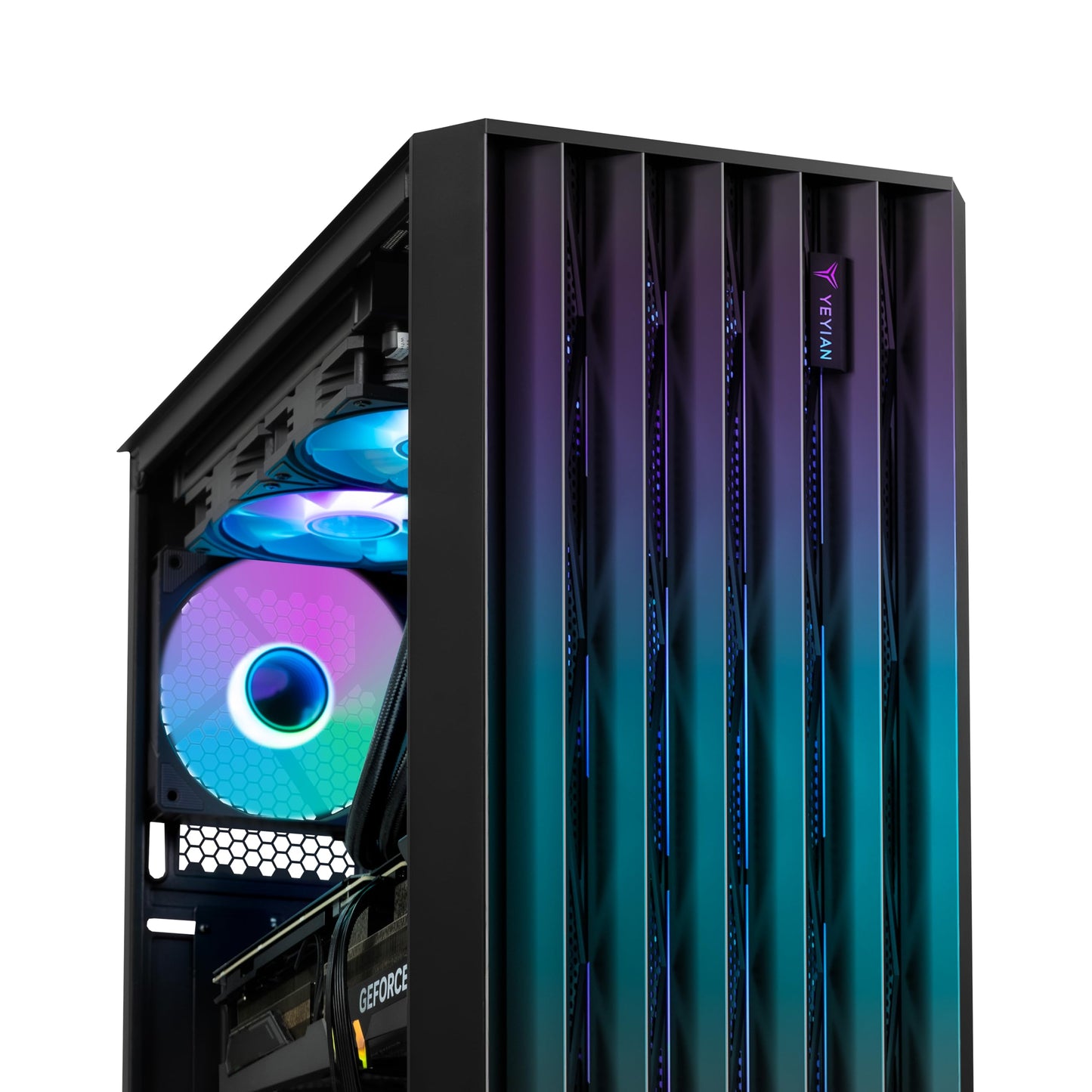 YEYIAN Desktop Phoenix Gaming PC– AMD Ryzen 7 7800X3D 5.0 GHz, NVIDIA RTX 4070 Ti Super, 1TB NVME SSD, 32GB DDR5 RAM 5600, 750W Gold PSU, 240 AIO Cooler, 11AC Wi-Fi, Windows 11 Home 64-bit