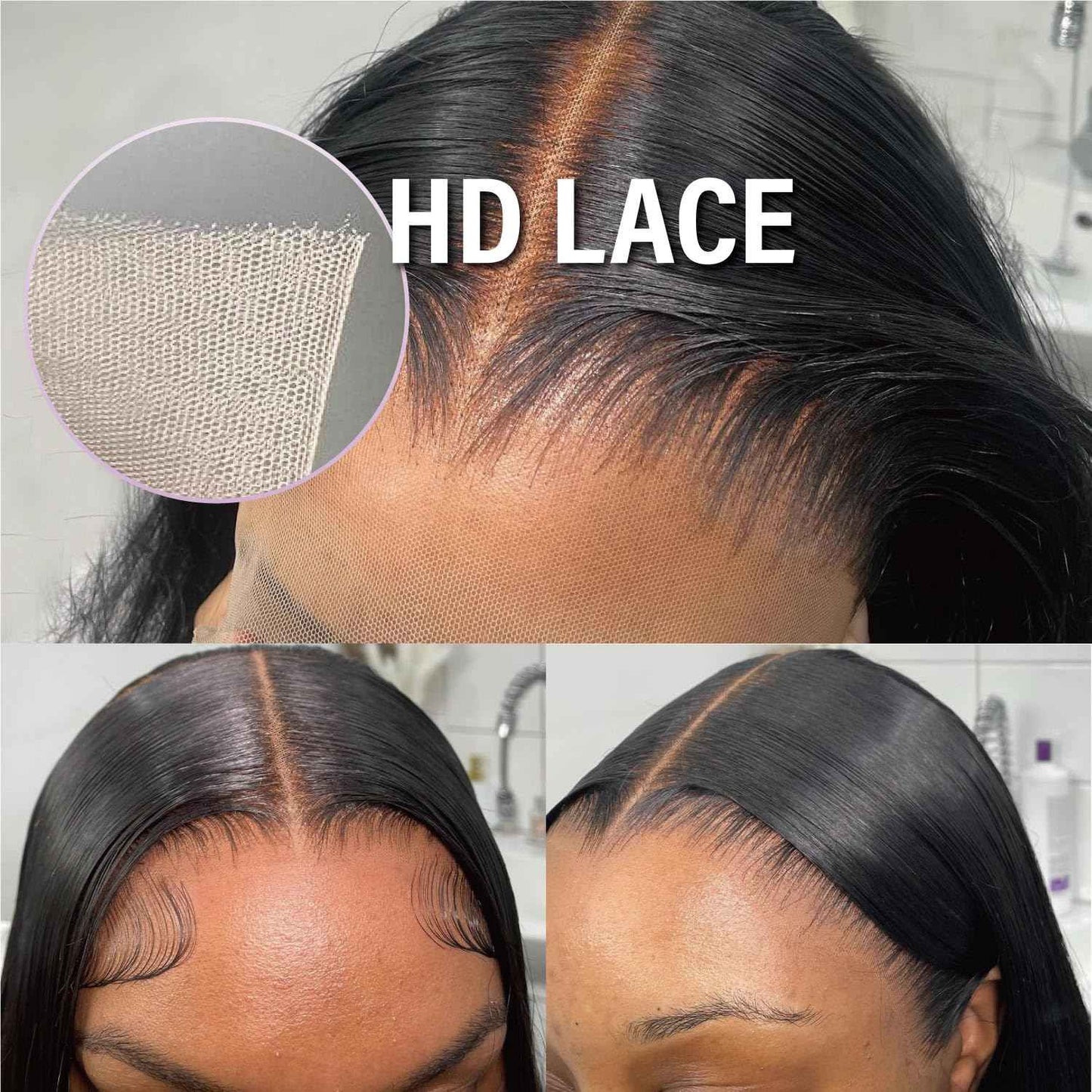 13x6 Body Wave Lace Front Wig Human Hair Pre Plucked 200 Density HD Transparent Lace Frontal Wig for Women Bleached Knots Glueless With Baby Hair 26 Inch