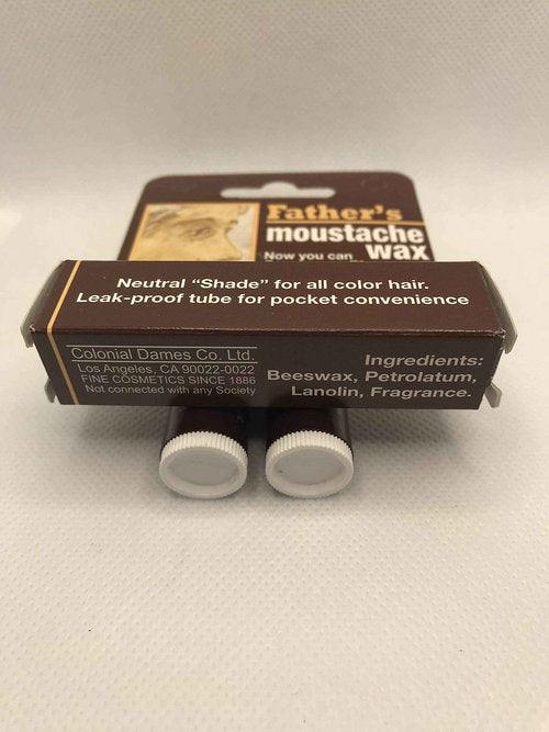 8 Pack Father's Moustache Wax Neutral. Neutral Shade for All Color Hair. Leak Proof Tube for Pocket Convenience (8). ON All Multi Packs at Checkout.