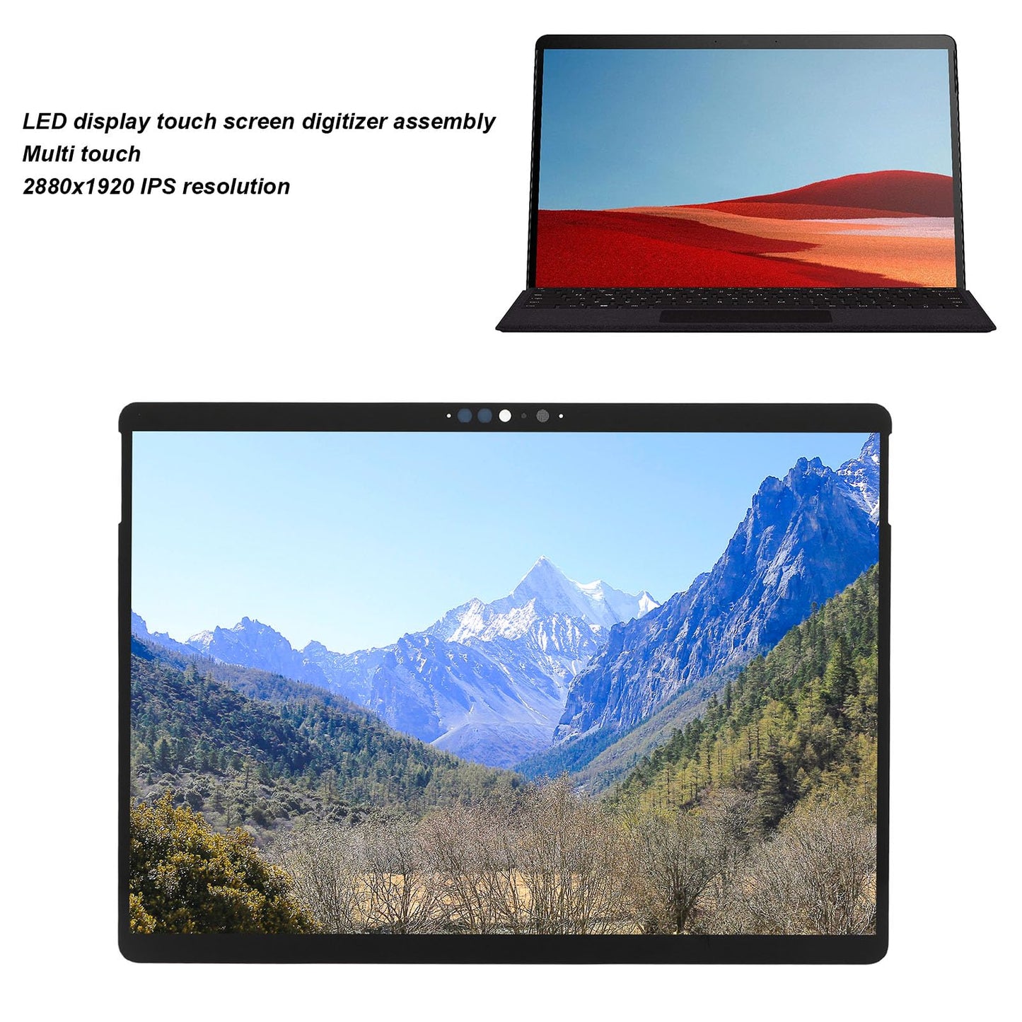 13 inch Screen Replacement for Pro X 1876 M1042400, 2880x1920 LED Display Digitizer Assembly, Laptop Replacement