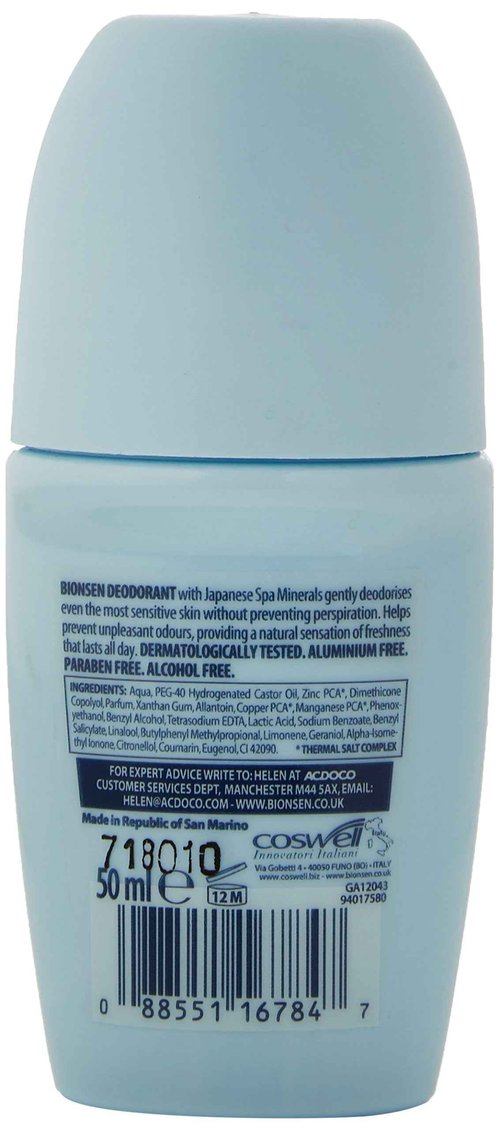 Bionsen Roll On Deodorant 50ml (Pack of 3)