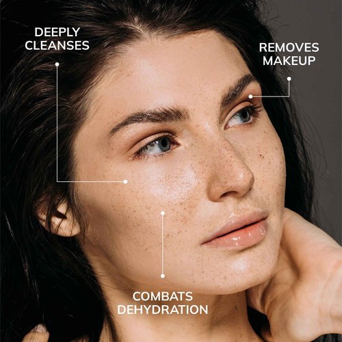 COLLEEN ROTHSCHILD Jumbo Radiant Cleansing Balm | Deeply Cleanses, Soothes, Removes Makeup & Impurities | Restores Luminosity | Calms & Decongests | Combats Dehydration (6.8 fl oz)