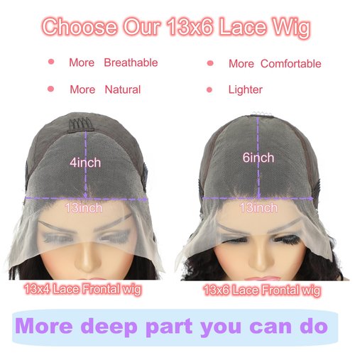 EMOBANA Bob Wig Human Hair 13x6 Lace Front Wigs 16 Inch Loose Body Wave HD Lace Frontal Wigs Glueless Wigs Human Hair Pre Plucked Wear and Go Short Bob Wigs for Black Women Natural Black Color