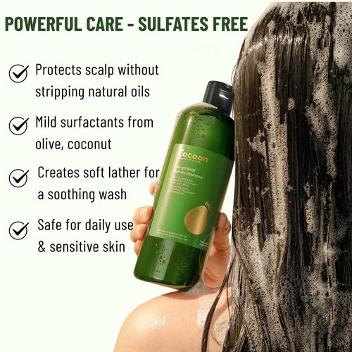 Cocoon Hair Repair Set (SAVE 25%): Pomelo Tonic (4.7 fl oz), Shampoo (10.4 fl oz), and Conditioner (10.4 fl oz)