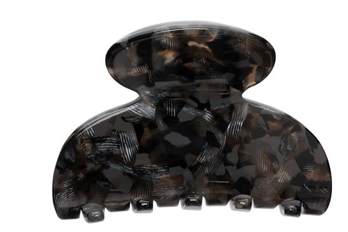 France Luxe Small Couture Claw Clip - Pavlova Black