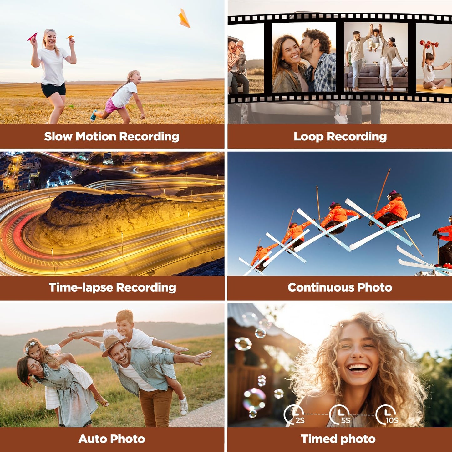4K Digital Camera for Photography 64MP Auto-Focus Vlogging YouTube Camera with 3'' Dual Cameras 18X Travel Compact Cameras with Flash, 2 Batteries & Charger, 64GB Card for Beginner