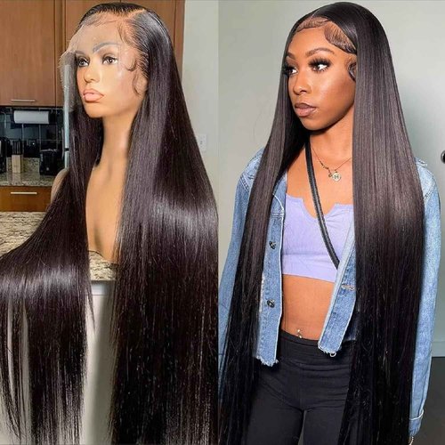 Arsola 30 Inch 13x6 Lace Front Wigs Human Hair 180 Density Straight Human Hair Wigs Pre Plucked 13x6 HD Frontal Lace Straight Glueless Wigs Human Hair For Women