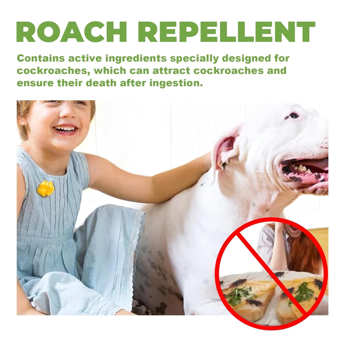 8pcs In 1box, Roach Killer Indoor Infestation, Bait Gel Traps