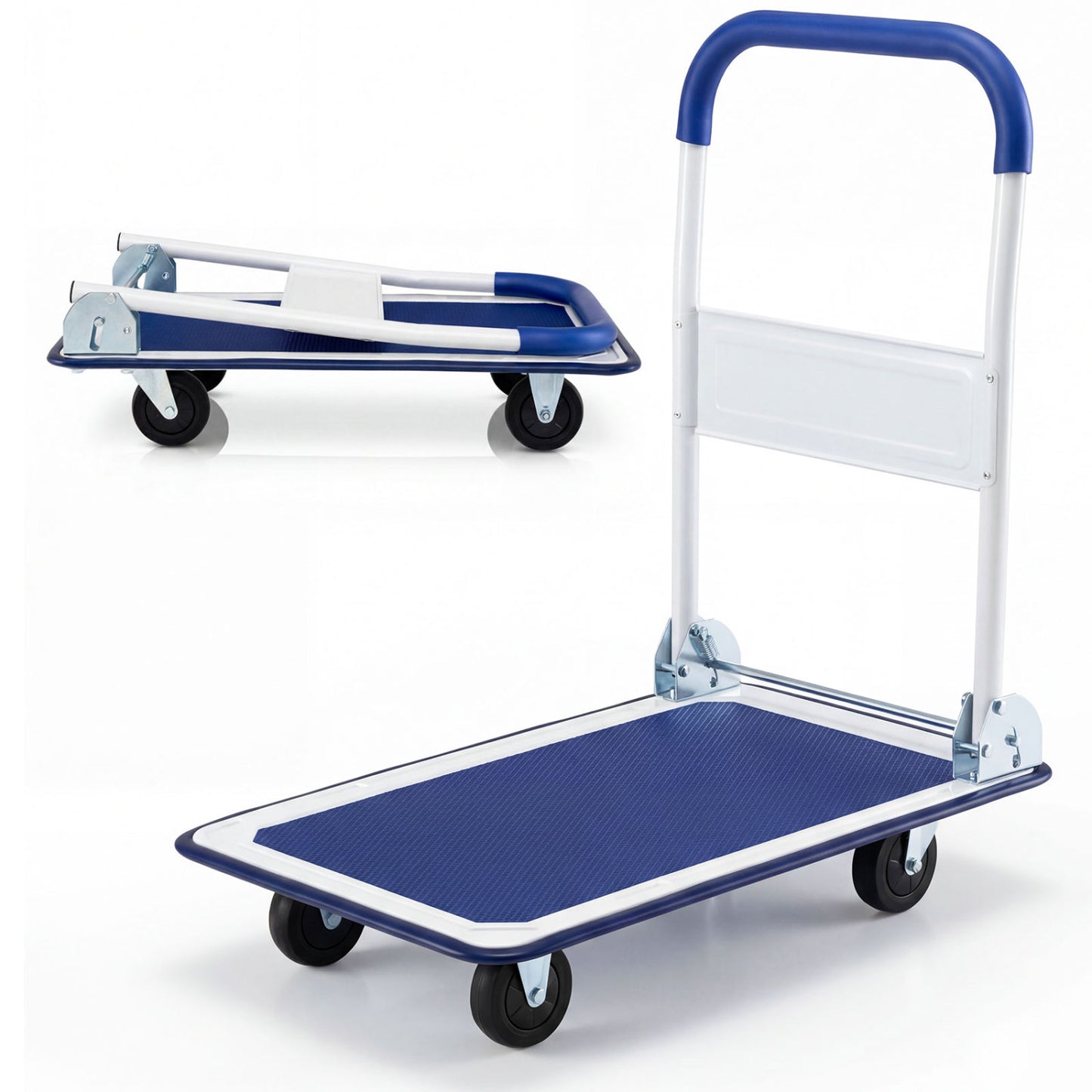 Folding Platform Cart Dolly Hand Truck - 330 lbs Load Capacity