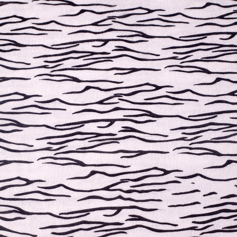 Short Plush Animal Print Fabric - Decorative Polyester Cloth for Sewing & Crafts