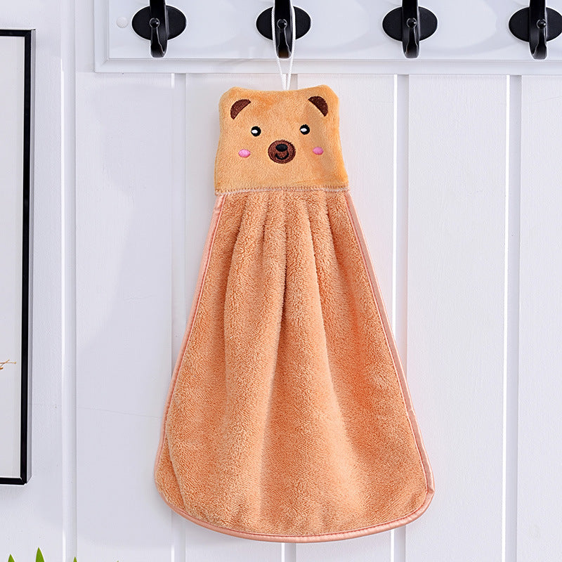 Cute Hanging Hand Towel for Kitchen - Lint-Free Household Decor