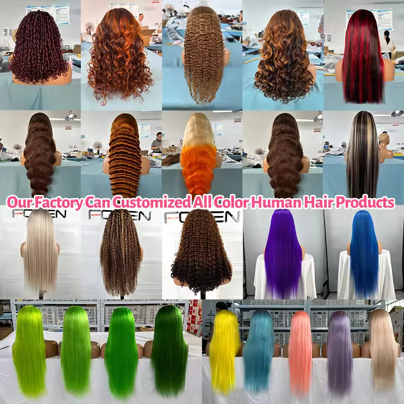 Burgundy 13x6 HD Lace Front Human Hair Wig - Natural Straight Style