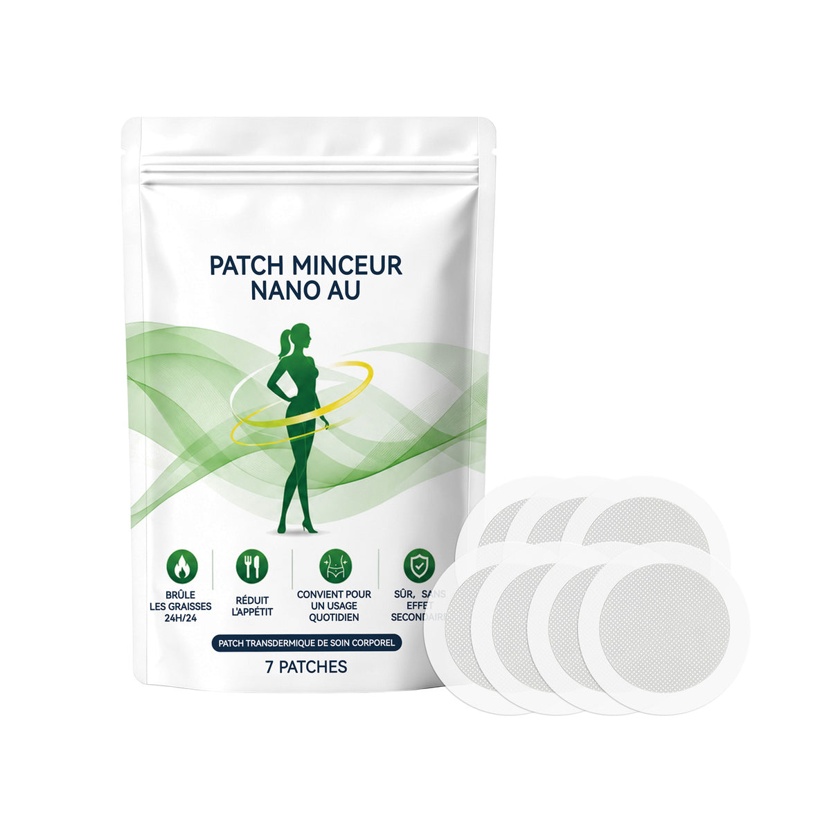 7-Pack Slimming Microneedle Patch for Skin Tightening & Fat Loss