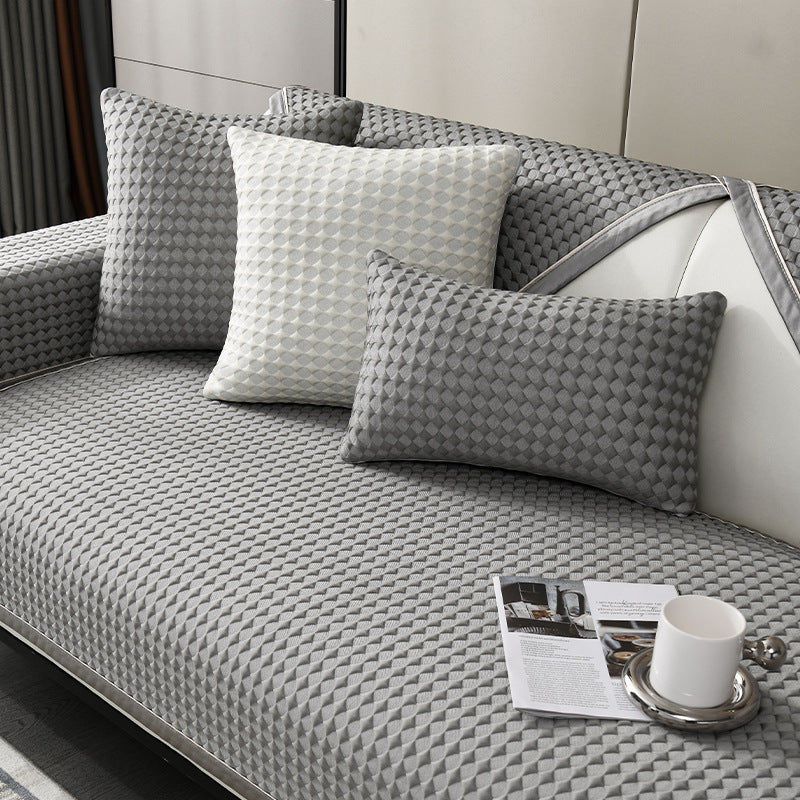 Summer Sofa Cushion Seat Cover Non-Slip Protectant for Couch & Lounge